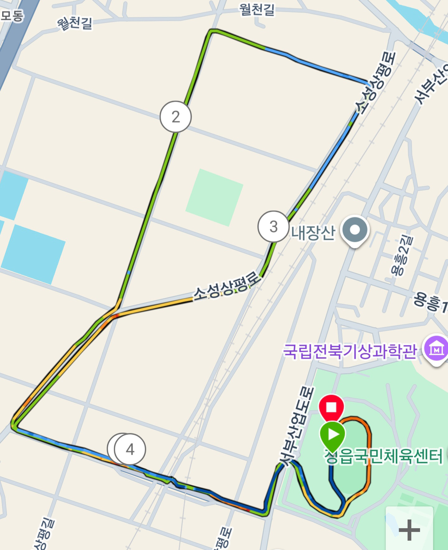 5km코스 지도